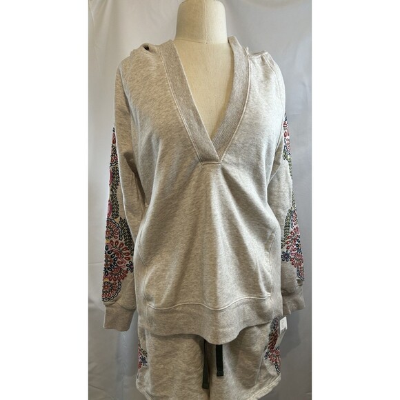 NWT Anthro Daily Practice The Rosa Hoodie/Short Matching Set Size XS/XXS - Picture 6 of 15